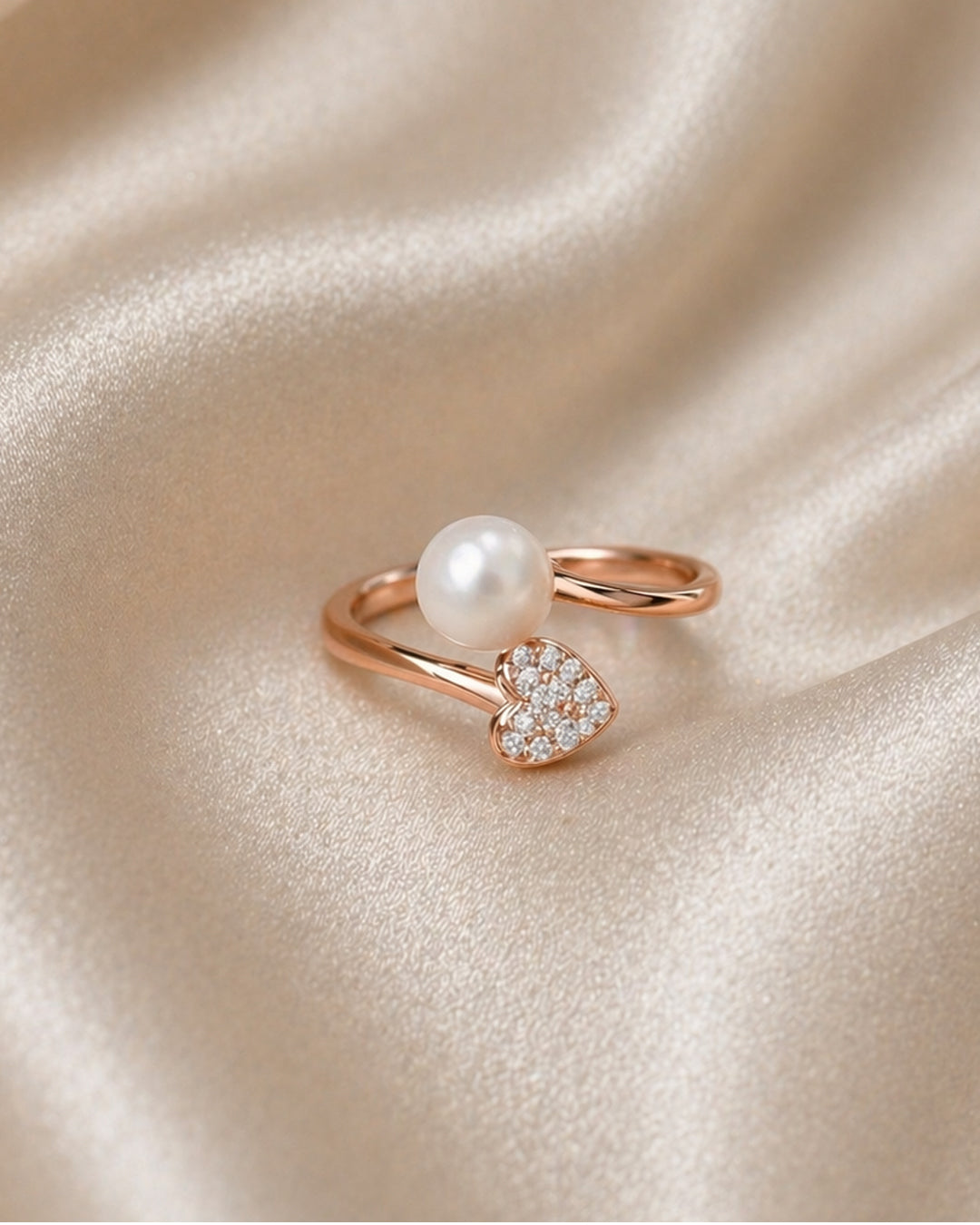 May Marvel 925 Sterling Silver Pearl Ring