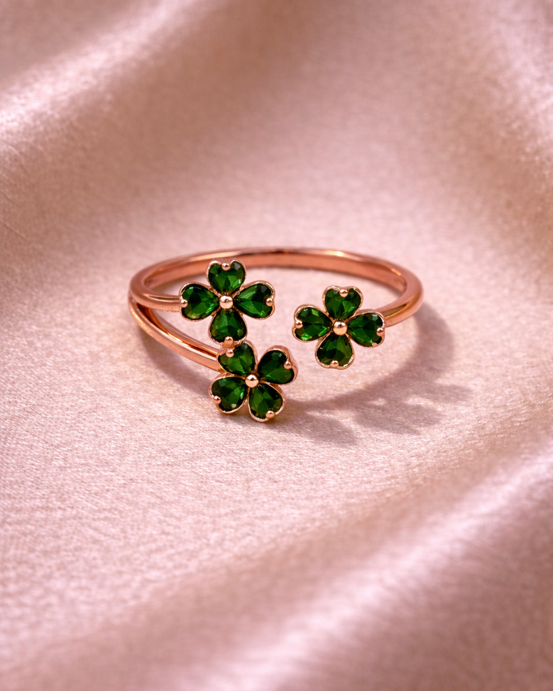 Sweet Nothings 925 Sterling Silver Adjustable Floral Ring